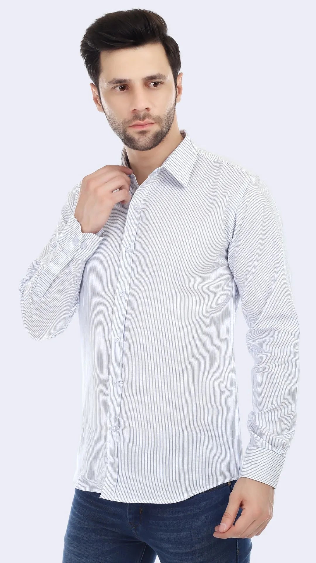 Stripes shirt for office by FD