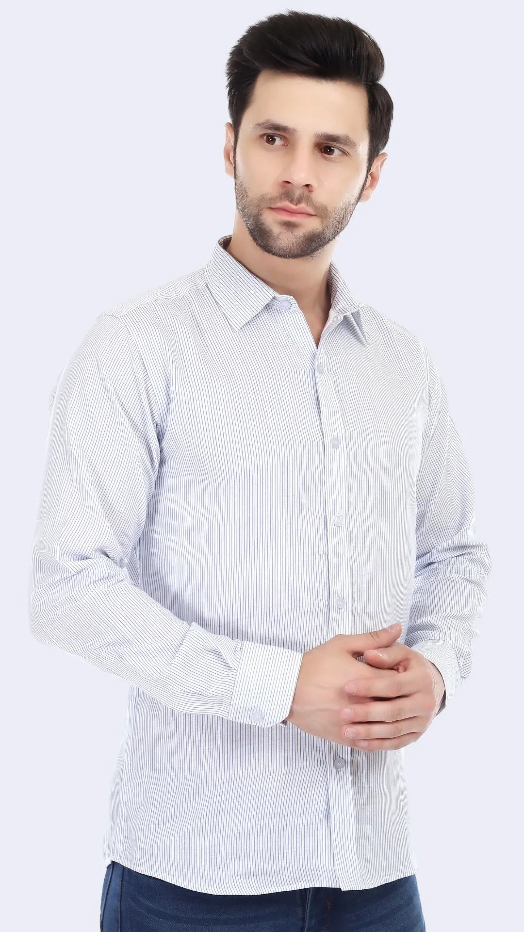 Stripes shirt for office by FD