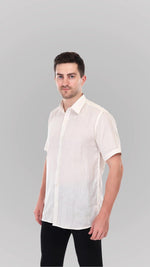 White Linen Shirts By FD