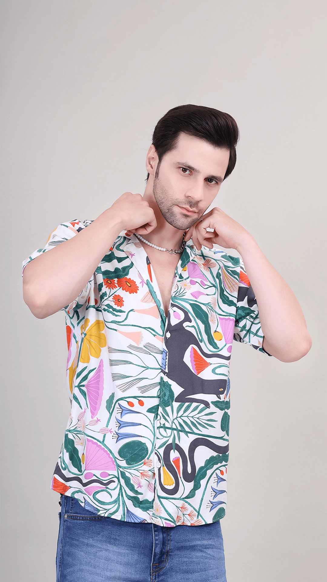 Tropical Bloom Shirt by FD