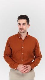 Russet Cotton Shirt by FD