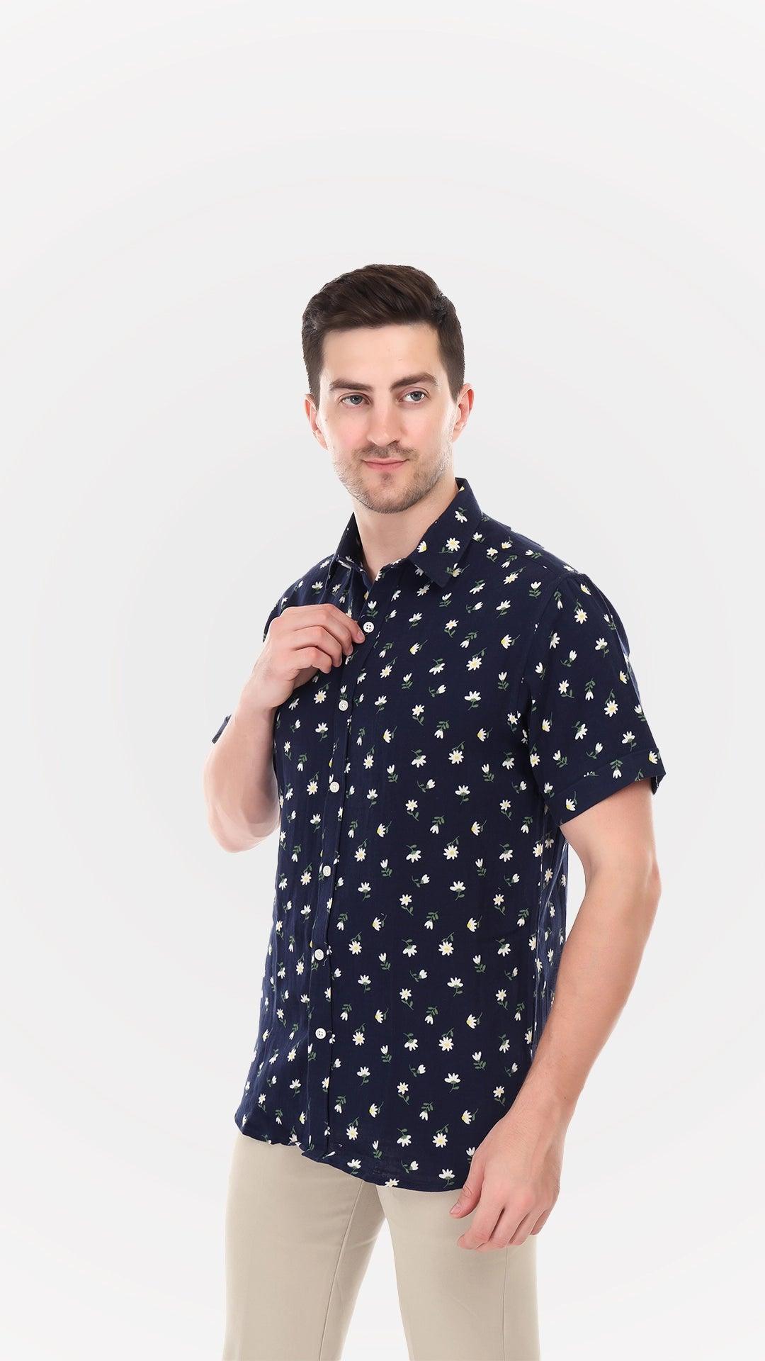 Floral Printed Cotton Shirts By FD