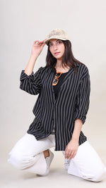 Midnight Stripe Casual Shirt by FD