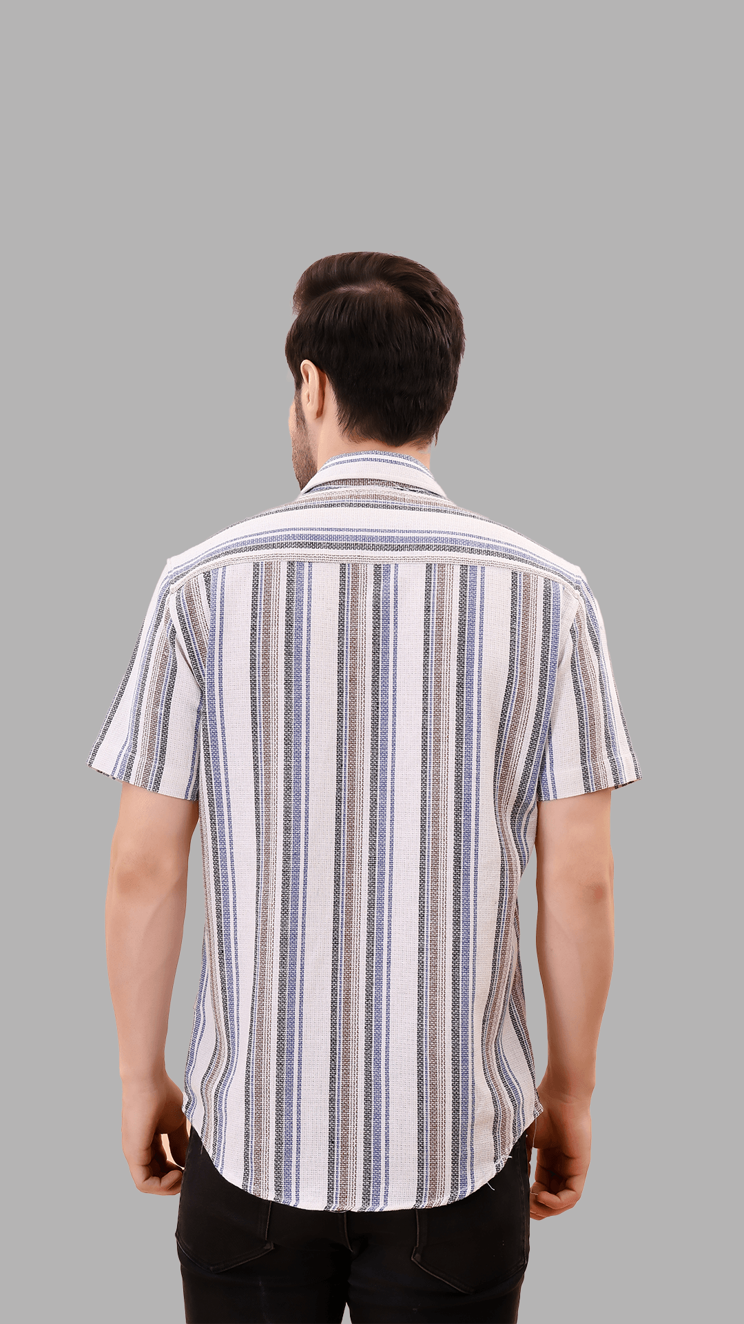 Striped Jute Summer Shirt