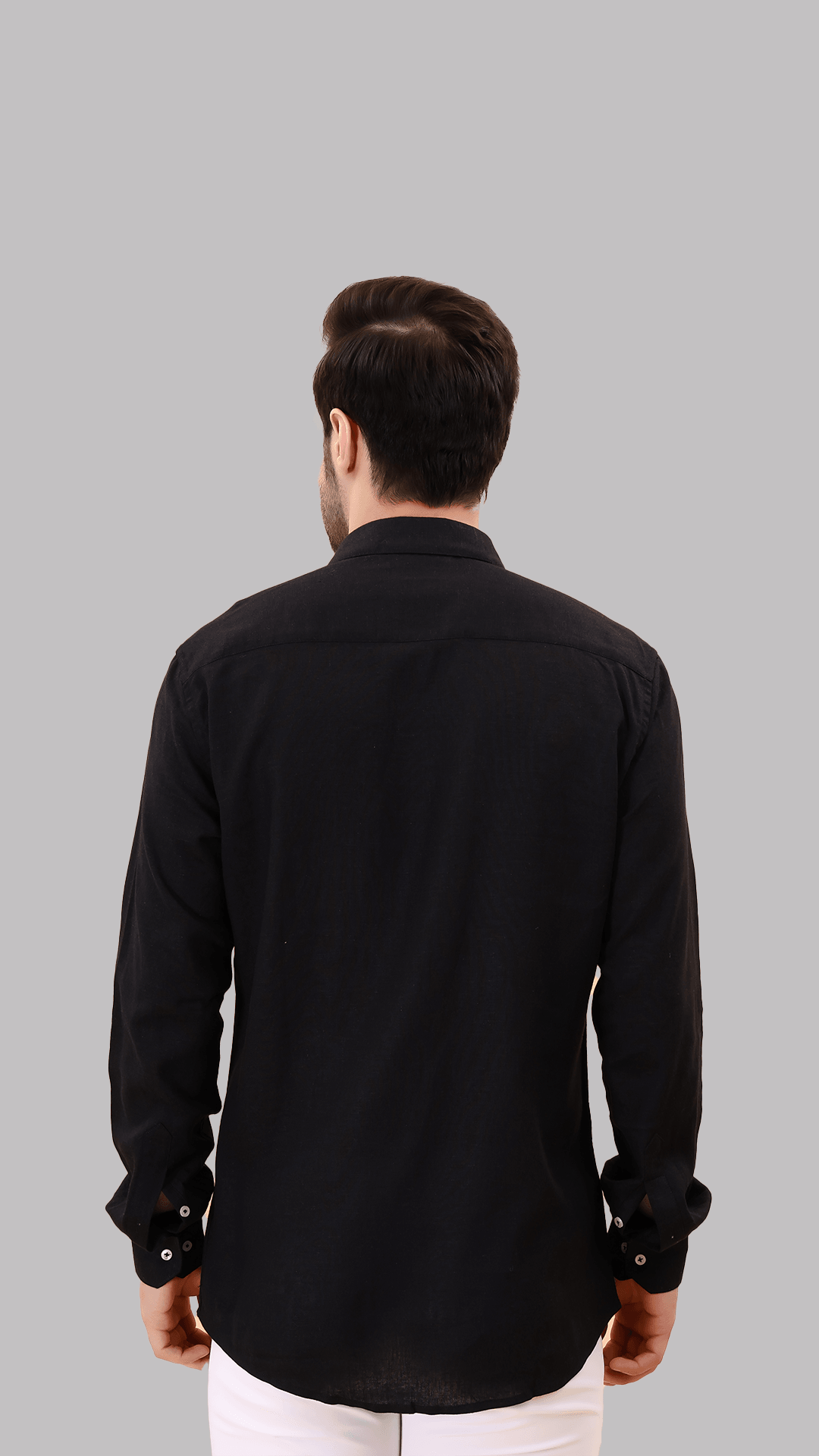 Black pure cotton shirt by FD