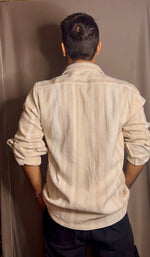 FD Premium Beige Jute Textured Shirt