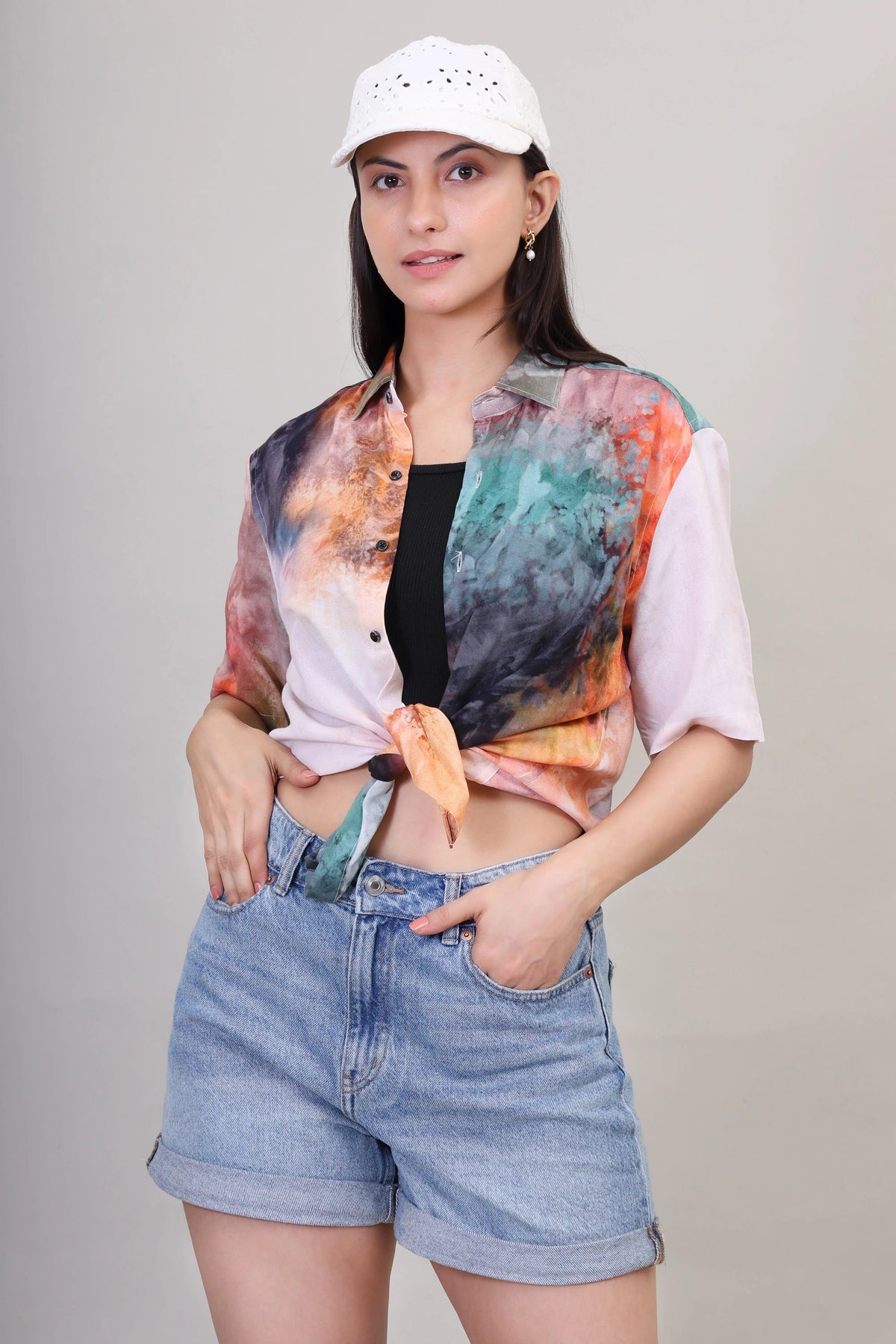 Vibrant Tie-Dye Abstract Unisex Shirt