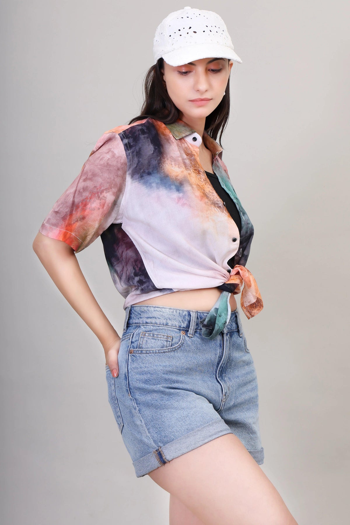 Vibrant Tie-Dye Abstract Unisex Shirt