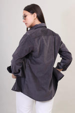 Women's Corduroy Patch Pocket Shirt