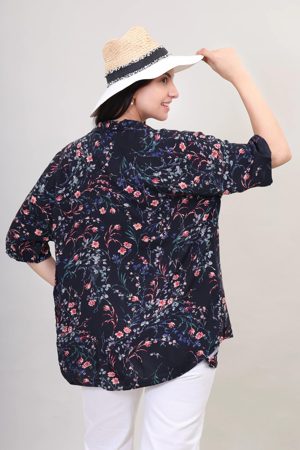 Unisex Floral Vacation-Ready Shirt