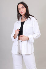 Winter White: Women's Cord Shirt