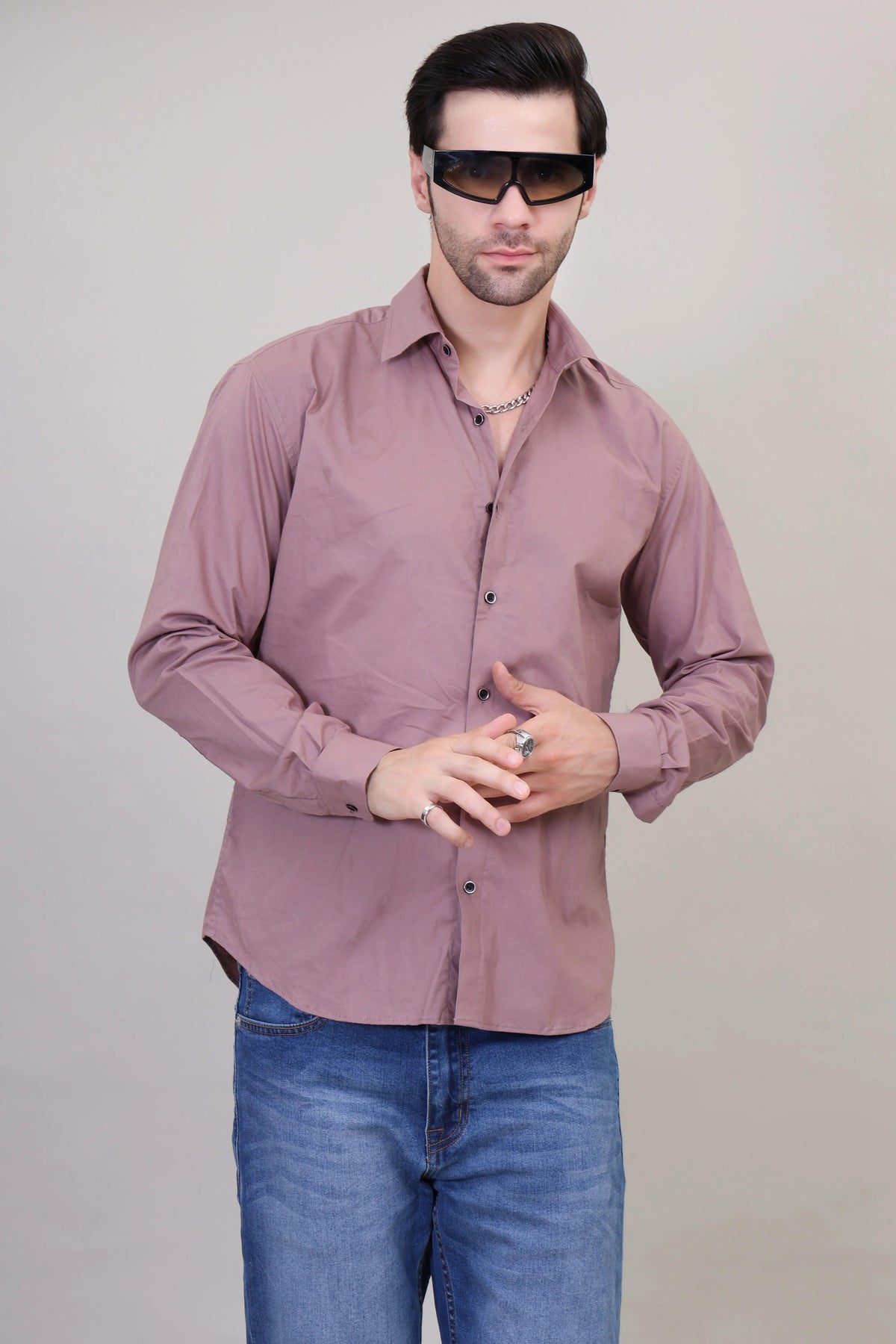 Lilac Breeze Cotton Shirt