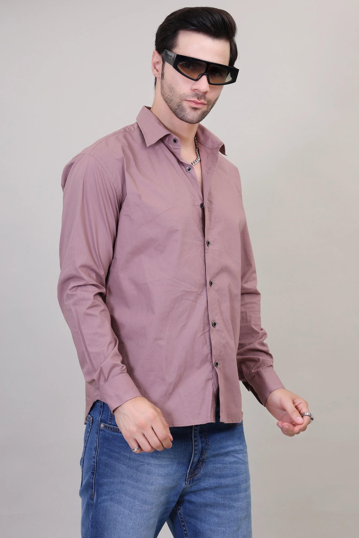 Lilac Breeze Cotton Shirt