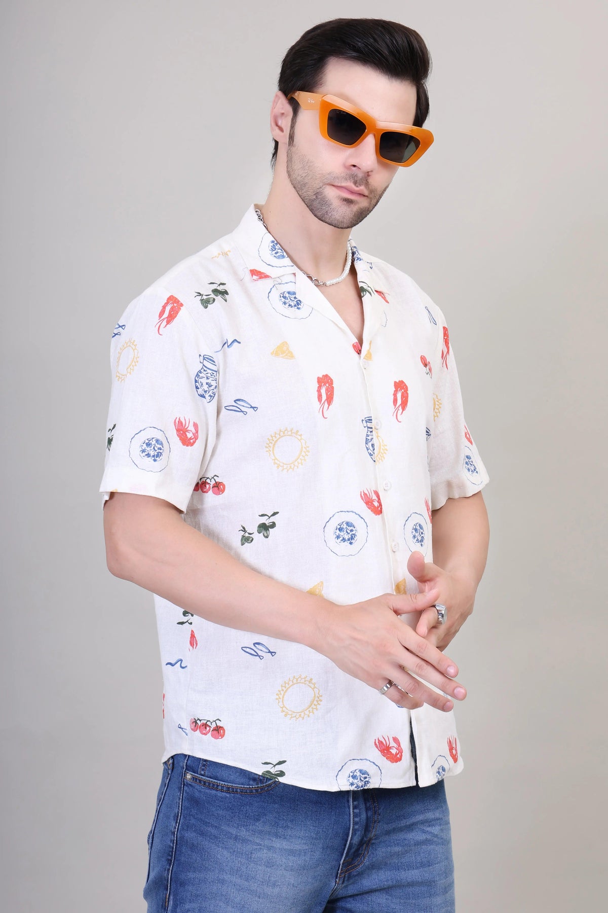 Lobster Lovin' Cotton Shirt