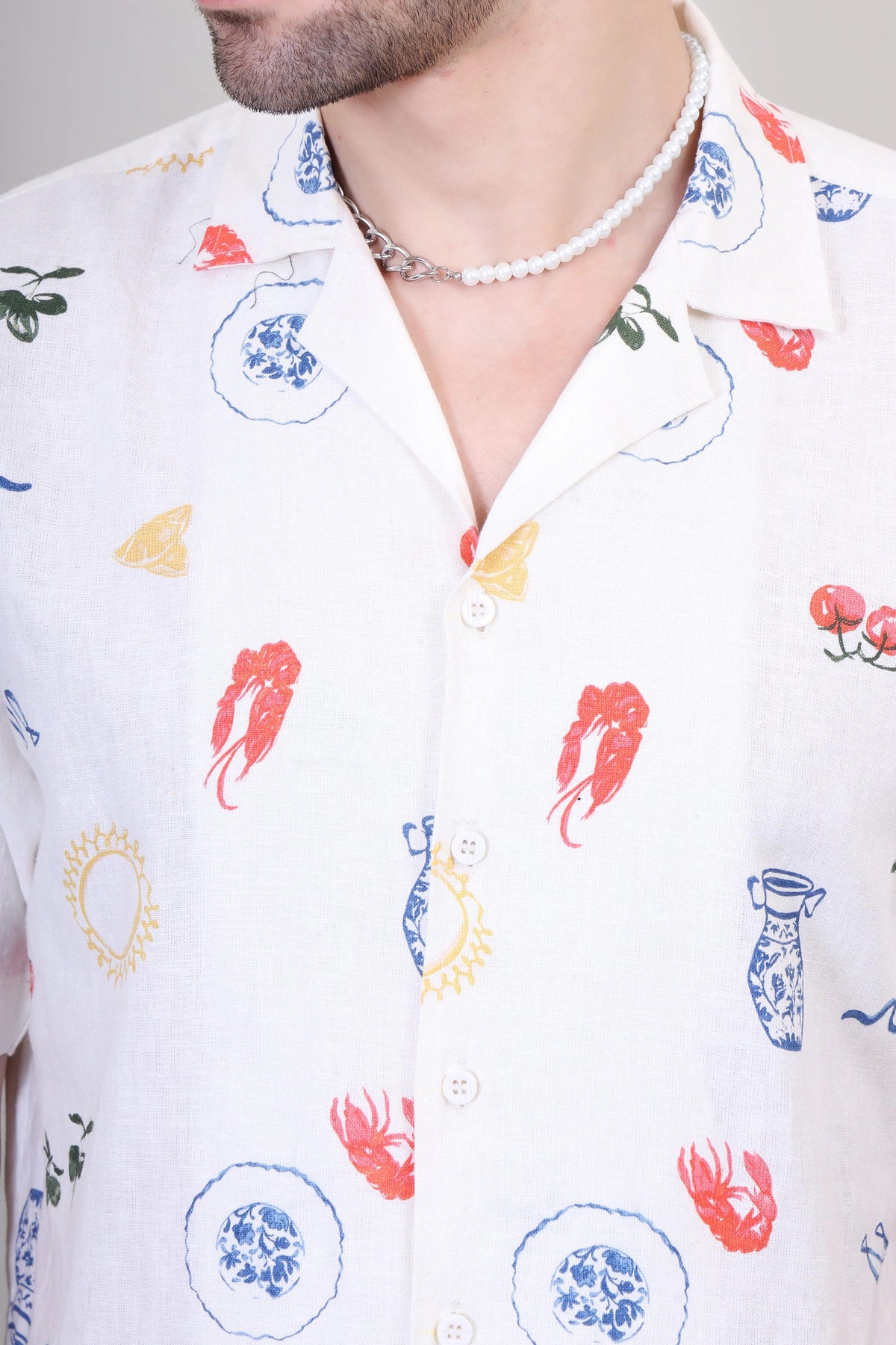 Lobster Lovin' Cotton Shirt