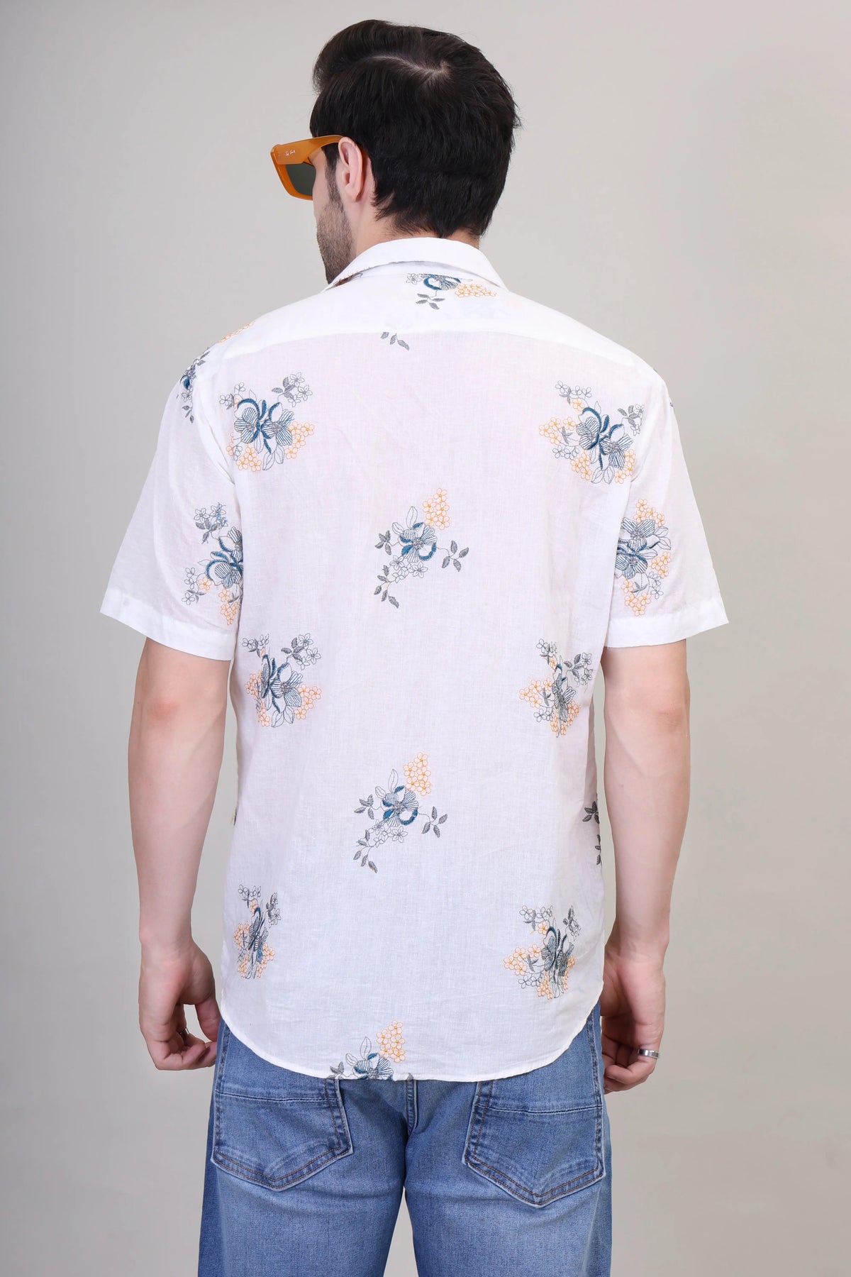 Floral Fantasy Embroidered Shirt