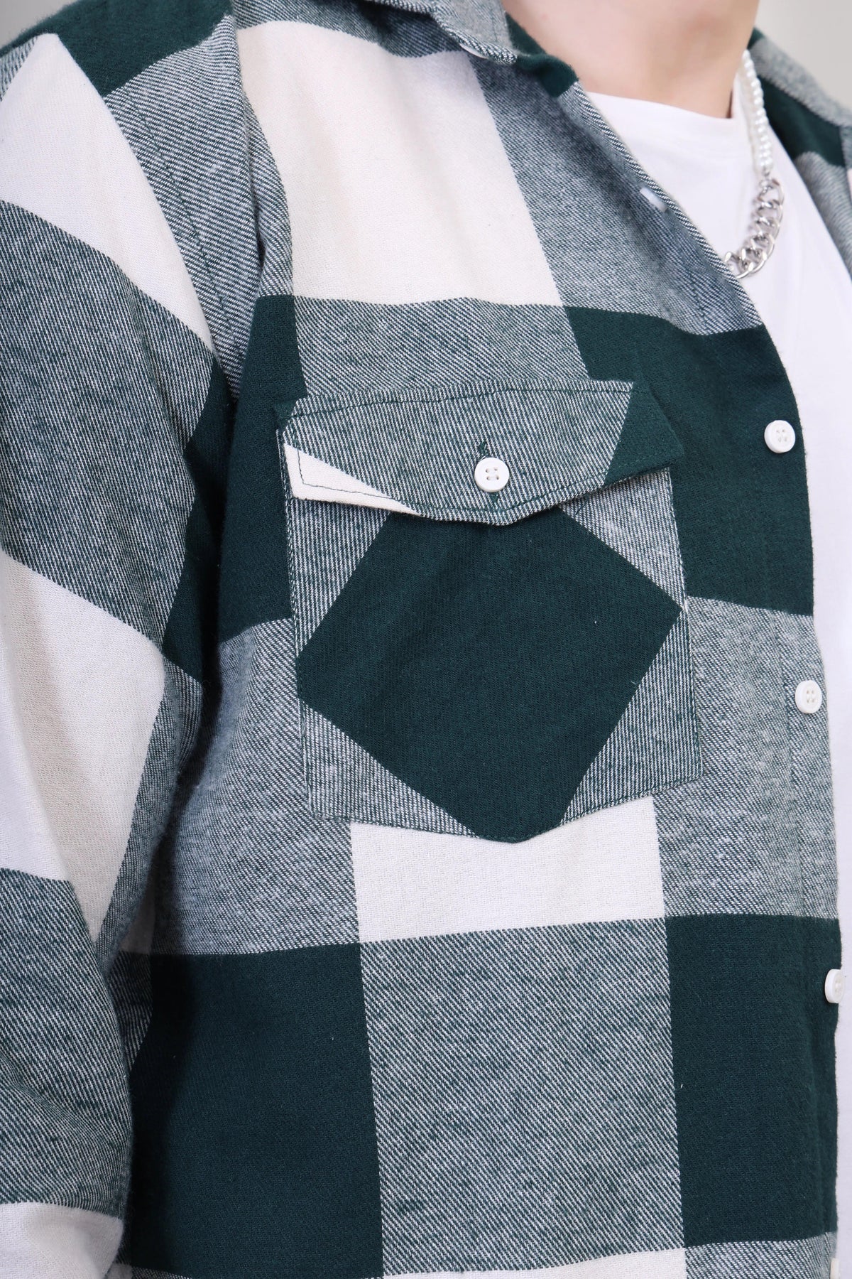 Evergreen Cozy Checkered Shirt