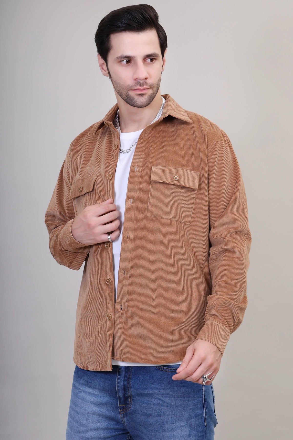 Versatile Corduroy Shacket