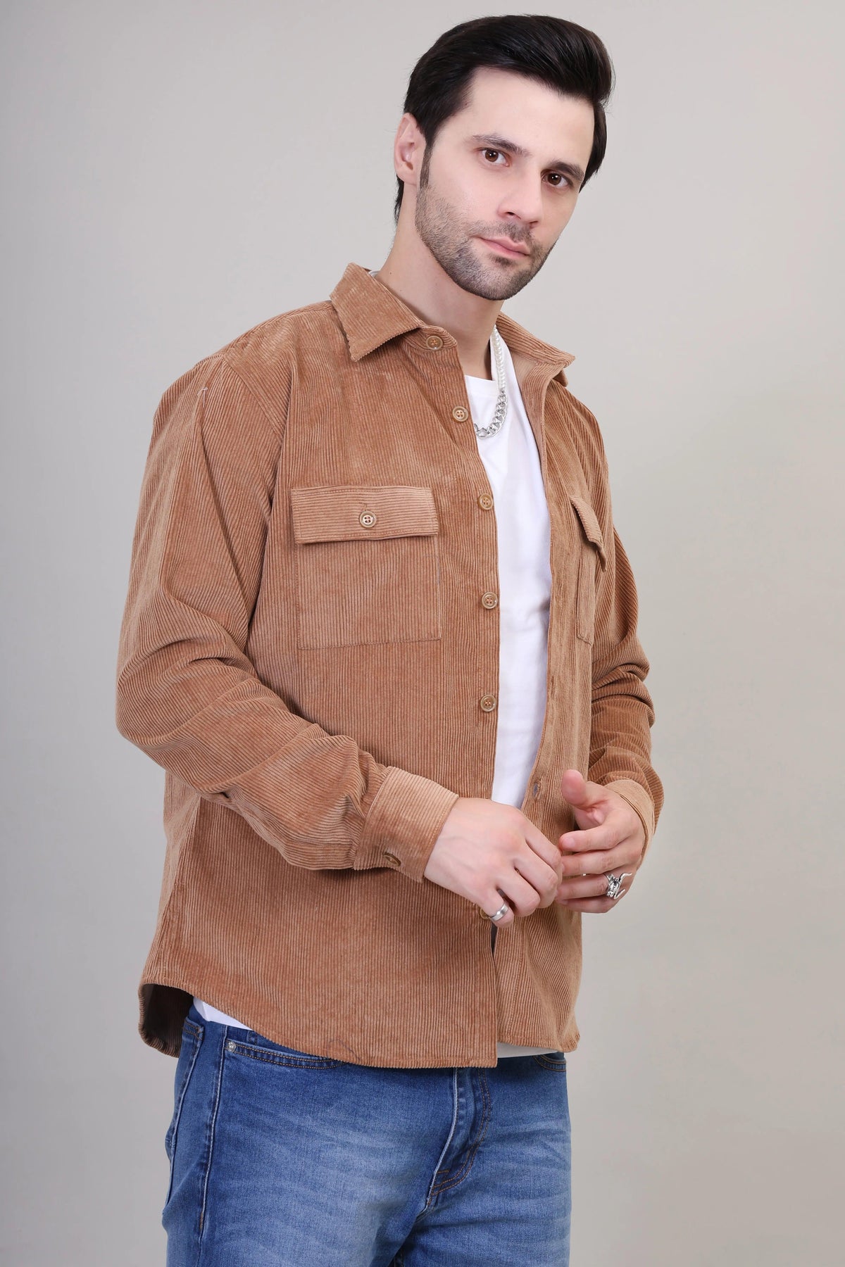 Versatile Corduroy Shacket