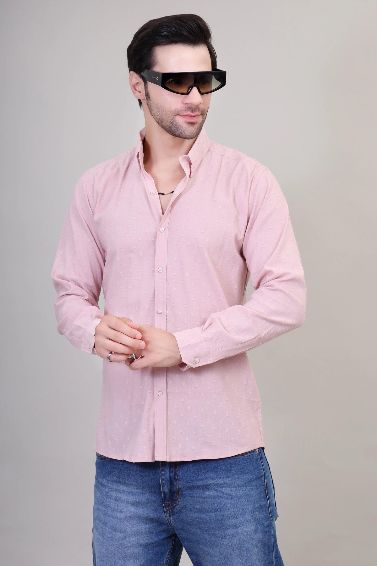 Rose Quartz Cotton Shirt