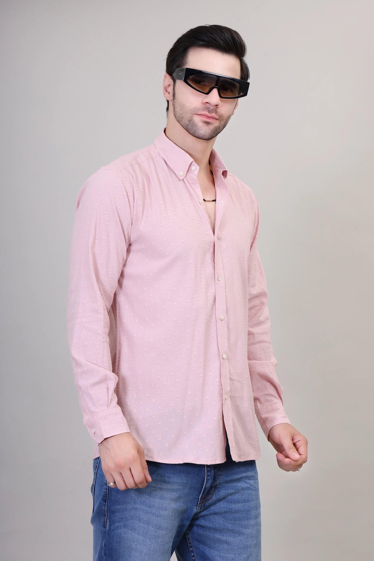 Rose Quartz Cotton Shirt