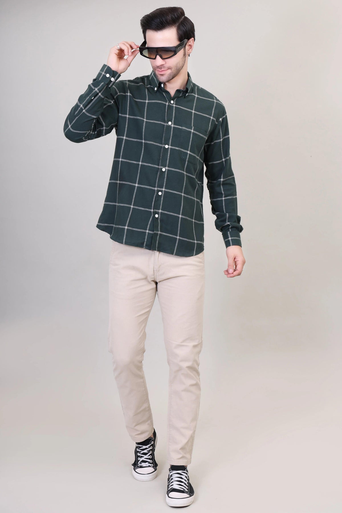 Cozy Checkered Wool Shirt