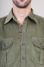 Olive Essential Corduroy Shirt