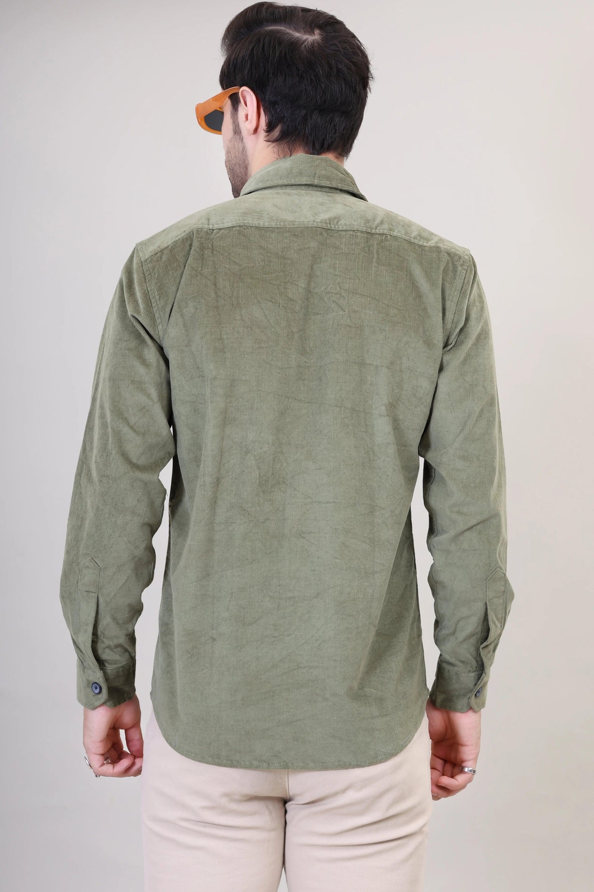 Olive Essential Corduroy Shirt